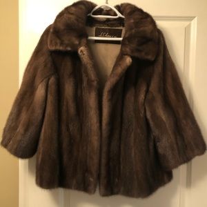 ♥️ Beautiful Vintage Mink Fur Coat Stroller